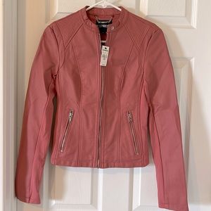 Express faux leather Moto jacket, NWT
